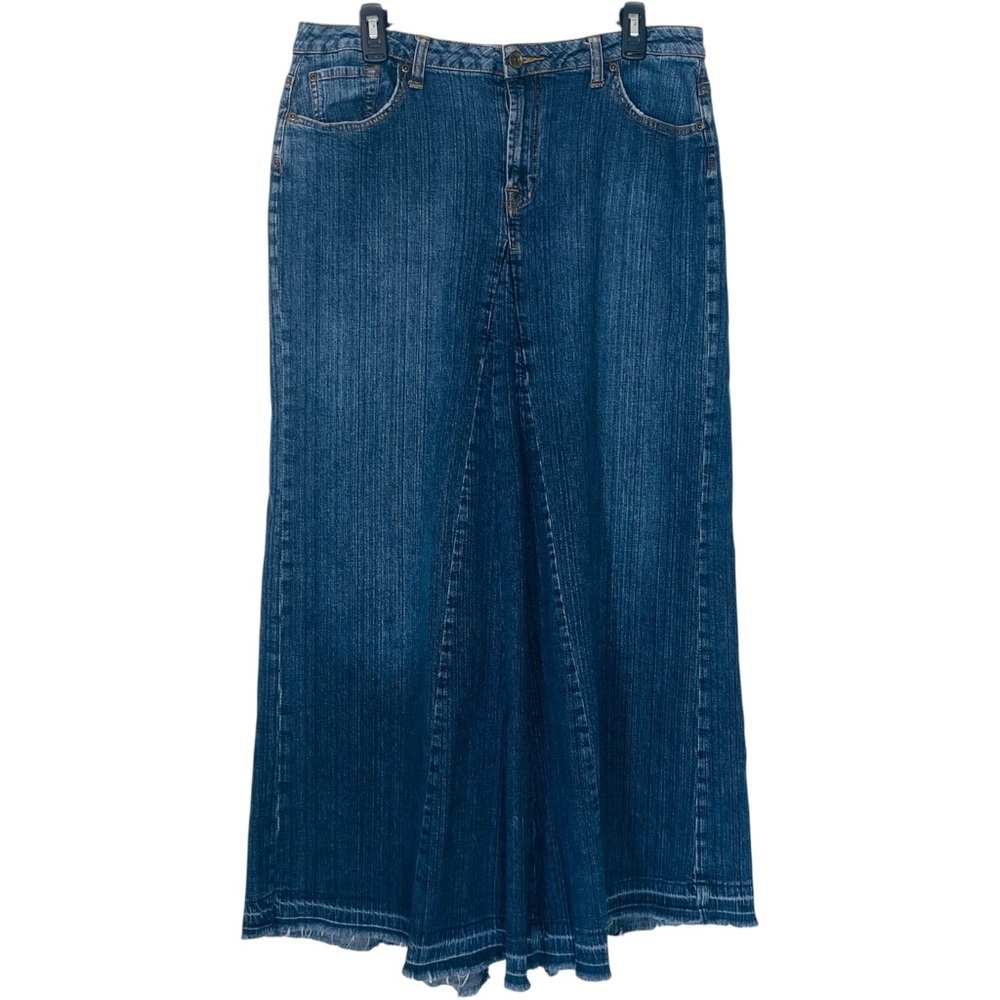 Classic Blue A-Line Denim Skirt